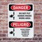 Signmission Safety Culture Sign, 7 in Width, Plastic, Rectangle, Bilingual OS-2PACK-DS-P-710-VS-1650 - alternate 7